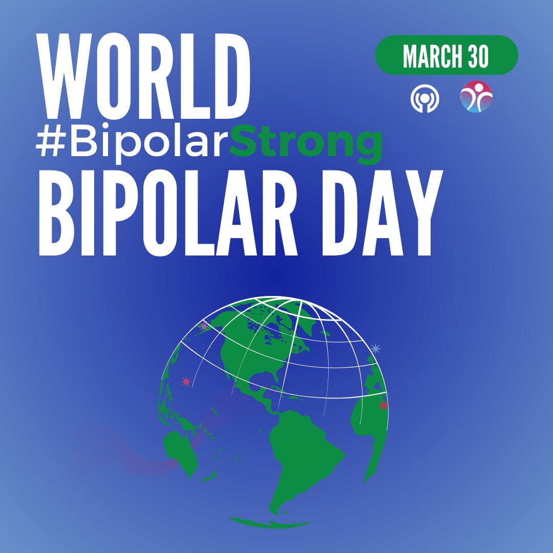 This #WorldBipolarDay, and everyday, we are #BipolarStrong. 💚🌎 Download and share our World Bipolar Day Toolkit to get involved with with our global campaign: ibpf.org/world-bipolar-…