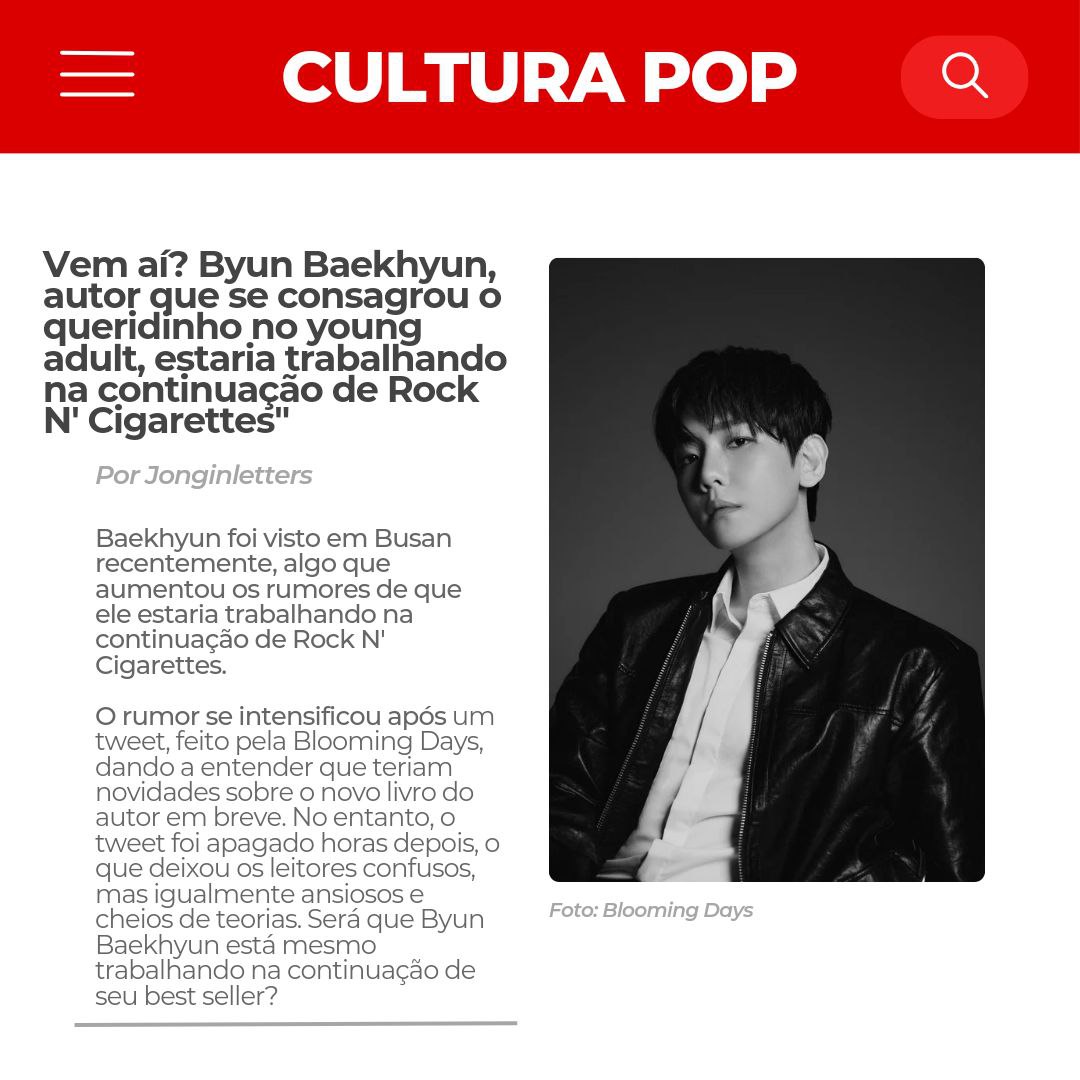 🚨Emergência literária! 🚨
Será que o nosso escritor rebelde finalmente atendeu ao pedido dos seus leitores? muito suspeito a editora dele apagando um tweet assim do nada...

My favorite write, minha fanfic pro <a href="/exoclubinho/">EXO Clubinho 🎲</a> acaba de chegar ao Spirit!

✒️spiritfanfiction.com/historia/my-fa…