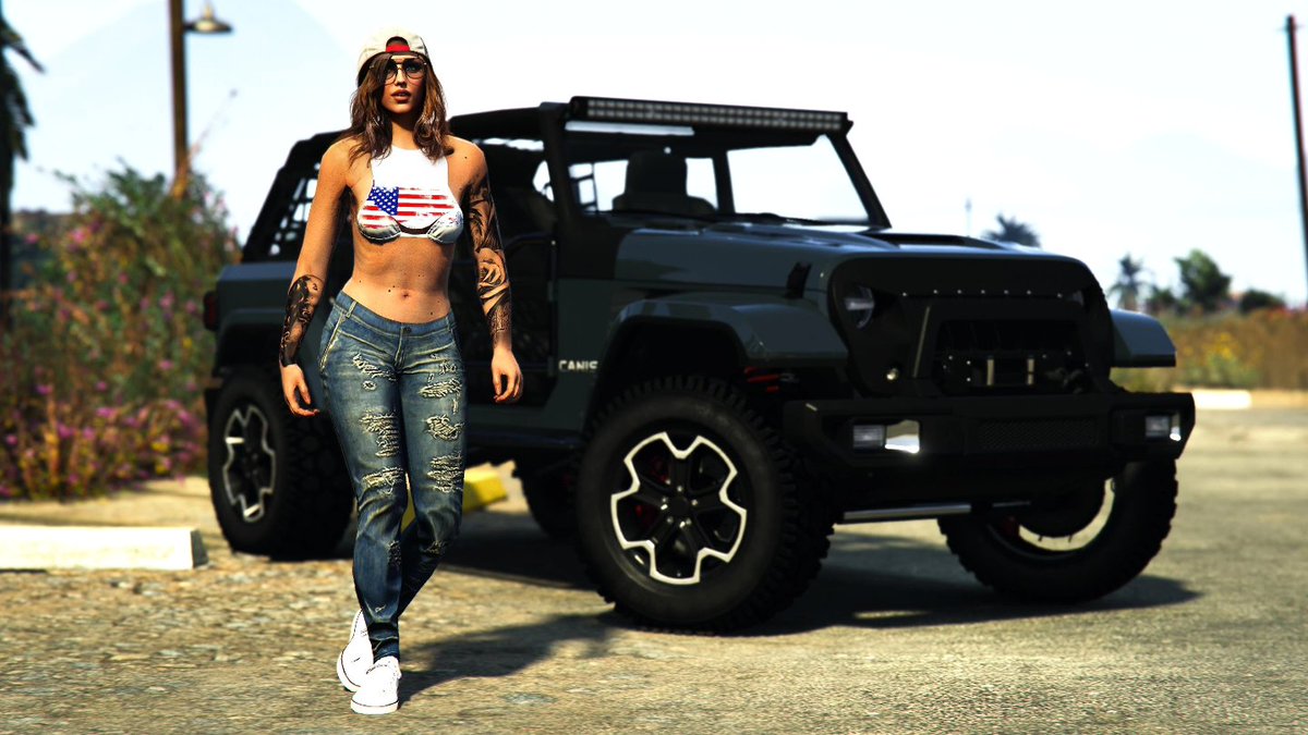 Jeep days are the best days
<a href="/RockstarGames/">Rockstar Games</a> 
#RockstarGames 
#GTAOnline 
#gta5 
#PS5Share 
#VirtualPhotography 
#gamergirl