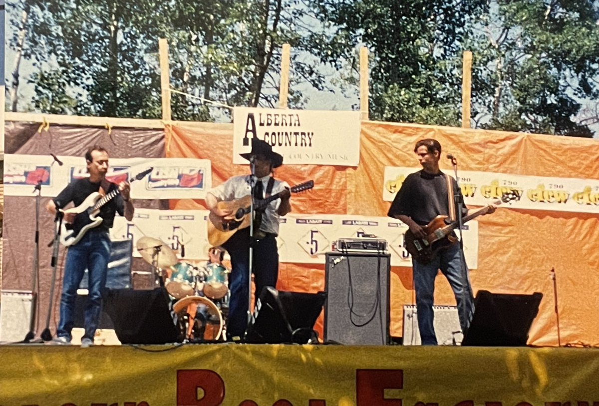 Poetry Glass was co-written by Holden’s dad last August when he was in town from South Korea. As a teen, Holden played bass and sang harmonies in his dad’s country band around Alberta. (Pics circa ‘93) #albertamusic #yegmusic #reggiehart #mysisterocean