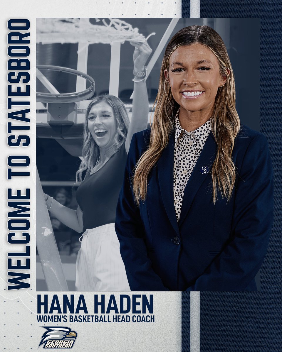 .@CoachHanaHaden Named Georgia Southern Women’s Basketball Head Coach 📰 bit.ly/3vzsYQa #HailSouthern