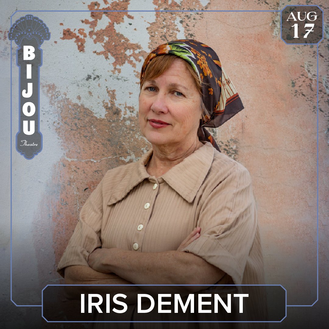 NEW SHOW ADDED 🎶 Iris DeMent returns to the Bijou on August 17! Mark your calendars and join us for an unforgettable night underneath the #Bijou stars ⭐️ Tickets on sale this Friday at 10AM ET.