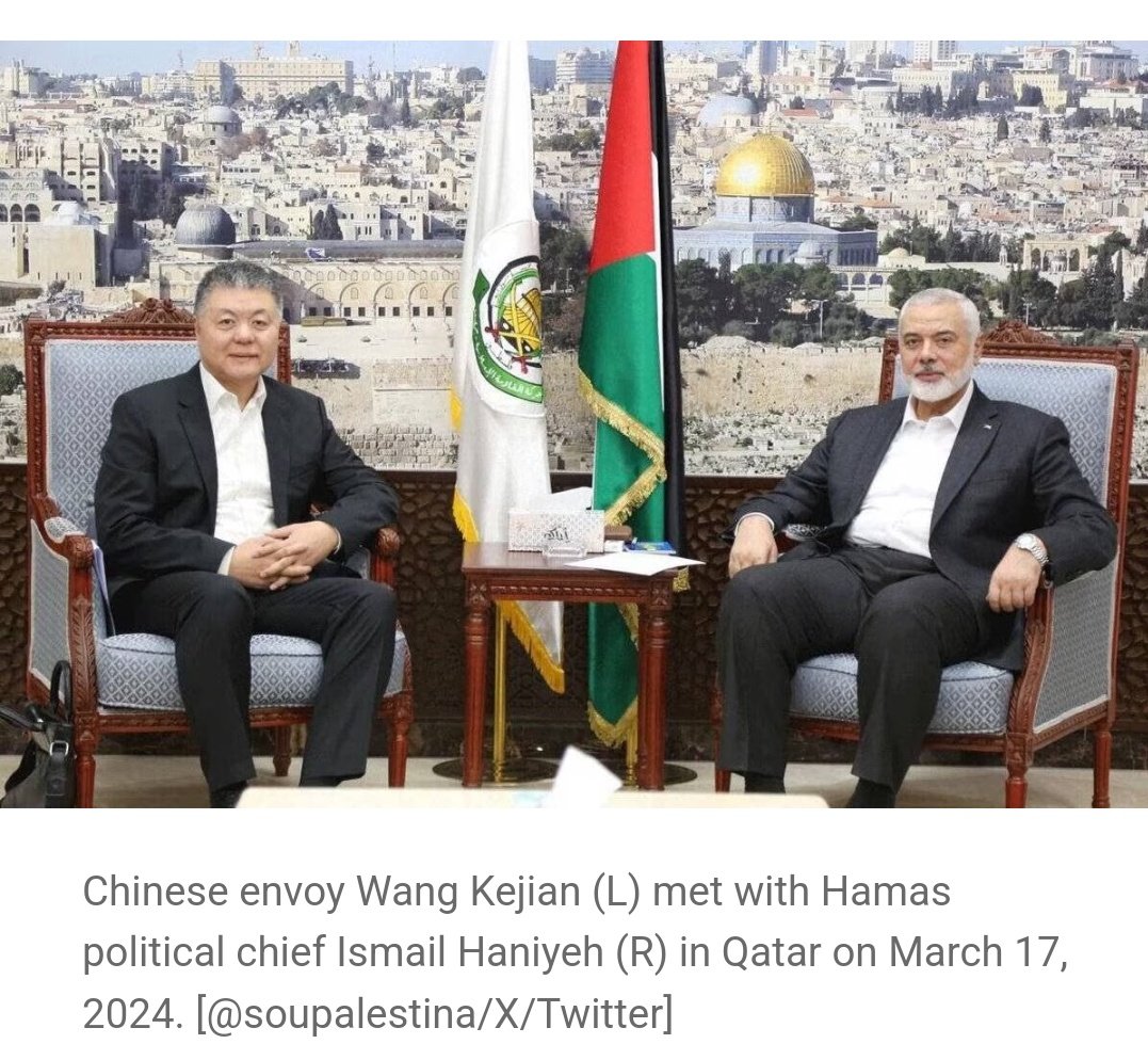 Leftoids : 'China is practicing Zionism with Chinese Charactersistics!' Meanwhile Hamas and China :