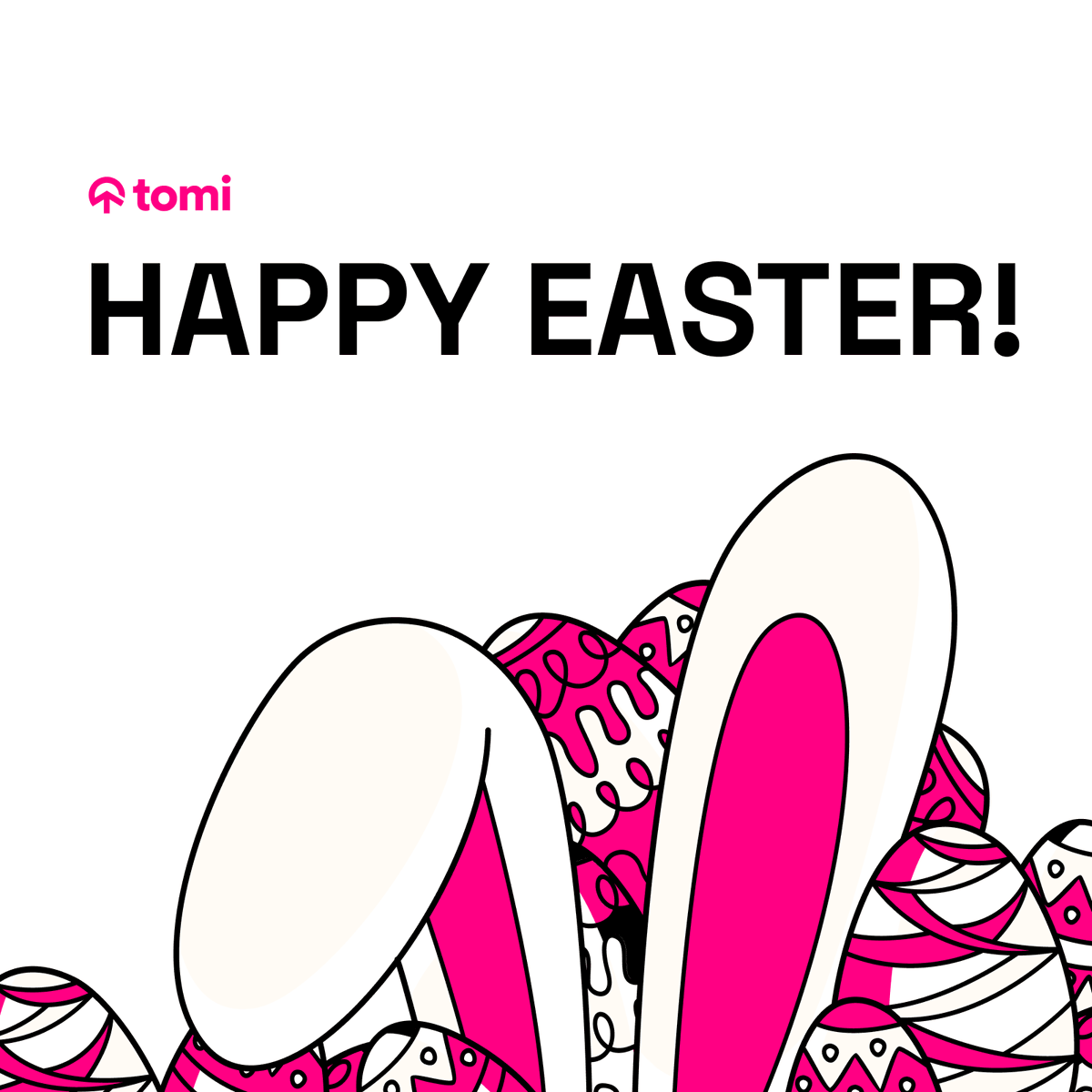 🐰🥚 Hoppy Easter to our amazing tomi community! May your day be filled with joy, laughter, and lots of chocolate treats! 🍫🐣 Let's celebrate this egg-citing holiday together and continue shaping Web3 with tomi!