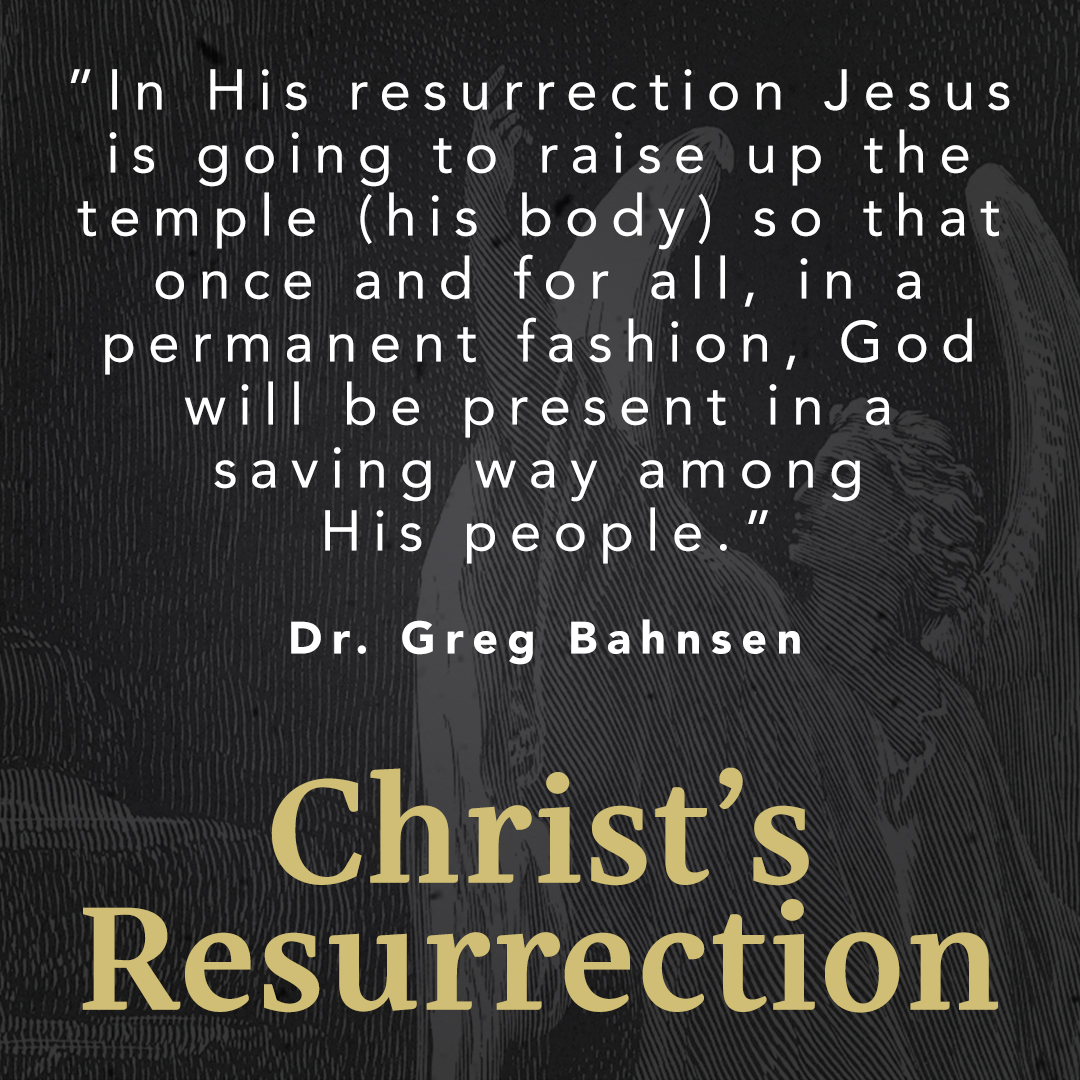A free resource is available to you this Holy Week as you meditate on the wonders of God's redemption in Jesus Christ. Learn from Dr. Greg Bahnsen in this 6 part series 'Christ's Resurrection' as he teaches on the significance, joy, power, promise and hope of the Resurrection.…