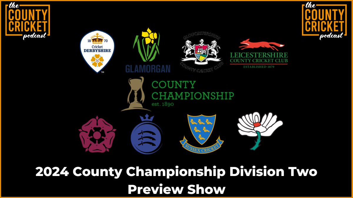 🎙️NEW EPISODE🎙️ In our bumper Division Two Preview Show, we sat down to discuss: - Derbyshire's busy winter ✍️ - Glamorgan's promotion chances ⬆️ - Sussex's strong seam options 🔥 - Dan Moriarty's move to Yorkshire + lots more! 🏏 Listen here 👇 open.spotify.com/episode/2txPUk…