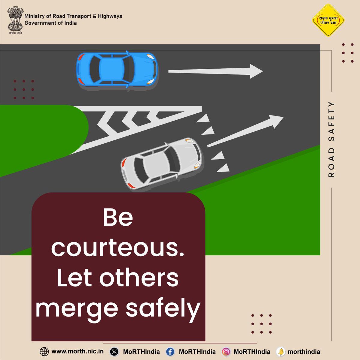 Be safe #SadakSurakshaJeevanRaksha