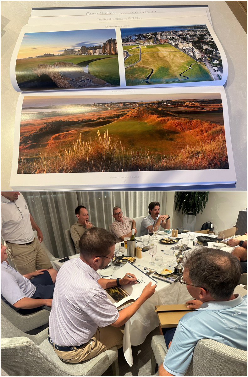 It was great to have Gary Lisbon join us in Australia to share some of his secrets of photographing the world best courses. He has recently published the magnificent ‘Great Golf Courses of the World’ book. To WIN A SIGNED COPY, just LIKE this tweet, RT for 2 entries!