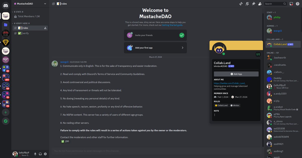 FAKE MUSTACHEDAO DS SERVER!
STAY AWAY FROM THAT!!
ALSO STAY AWAY FROM FAKE BOTS!!!
EVERY TIME CHECK WITH WHO OR/AND WITH WHAT YOU INTERACT!
THIS IS THE ONLY ORIGINAL INVITE TO MUSTACHEDAO DS SERVER:
discord.com/invite/YDYvF29…
#MDAO