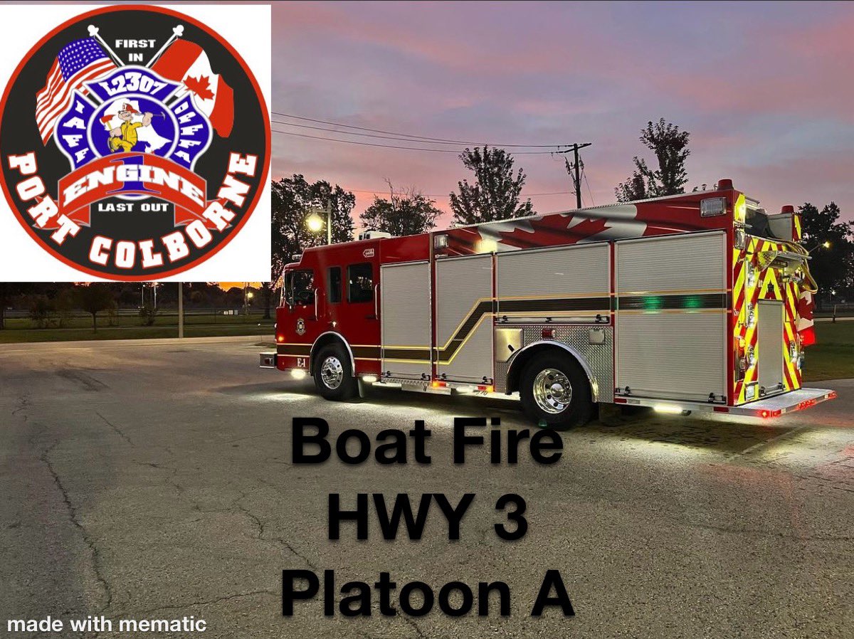 PCPFFA_L2307's tweet image. At 1:21pm Engine 1 Platoon A was dispatched to a boat fire, while on route smoke was visible from a distance.  Fire was under control within minutes of arrival @DaveJTheTrib @IAFFofficial @opffa #Engine1 #Local2307