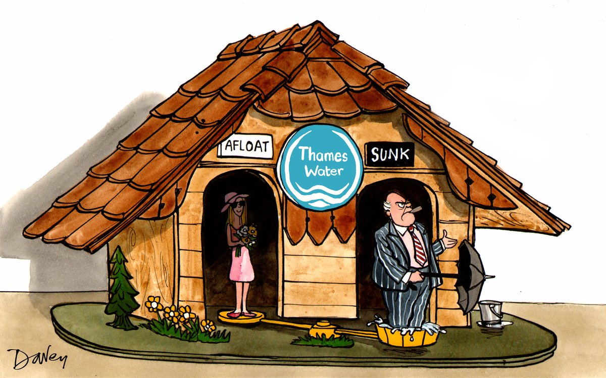 After decades of squandering our money by greedy directors and cowboy owners, Thames Water looks dead without a Government bailout. Suggesting a substantial price increase is not a good look after such dreadful management. [Telegraph Saturday 30/3/24]