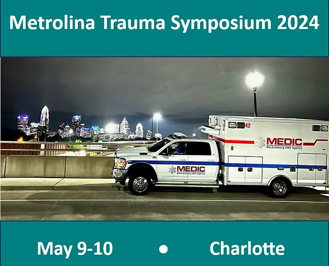Excellent learning opportunity!!!  Metrolina Trauma Symposium on May 9-10, 2024 in Charlotte, NC.

ezregister.com/events/39260/

@MetrolinaTrauma