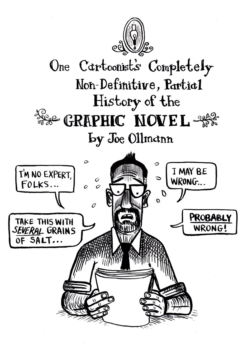 I'm giving a talk of my take on the history of the graphic novel, on April 6 at 7:30, as part of the HAALSA (The Hamilton Association for the Advancement of Literature, Science and Art) lecture series. Come and groan at my ignorance or heckle. I will be very sweaty.
link in bio