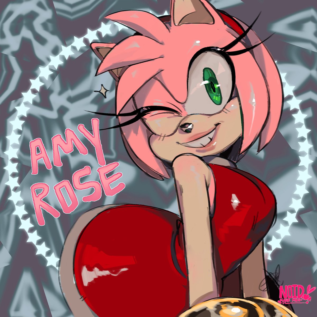 N0idmagemog's tweet photo. Colored an old Amy doodle as a warmup! https://t.co/wsSVZN93zs