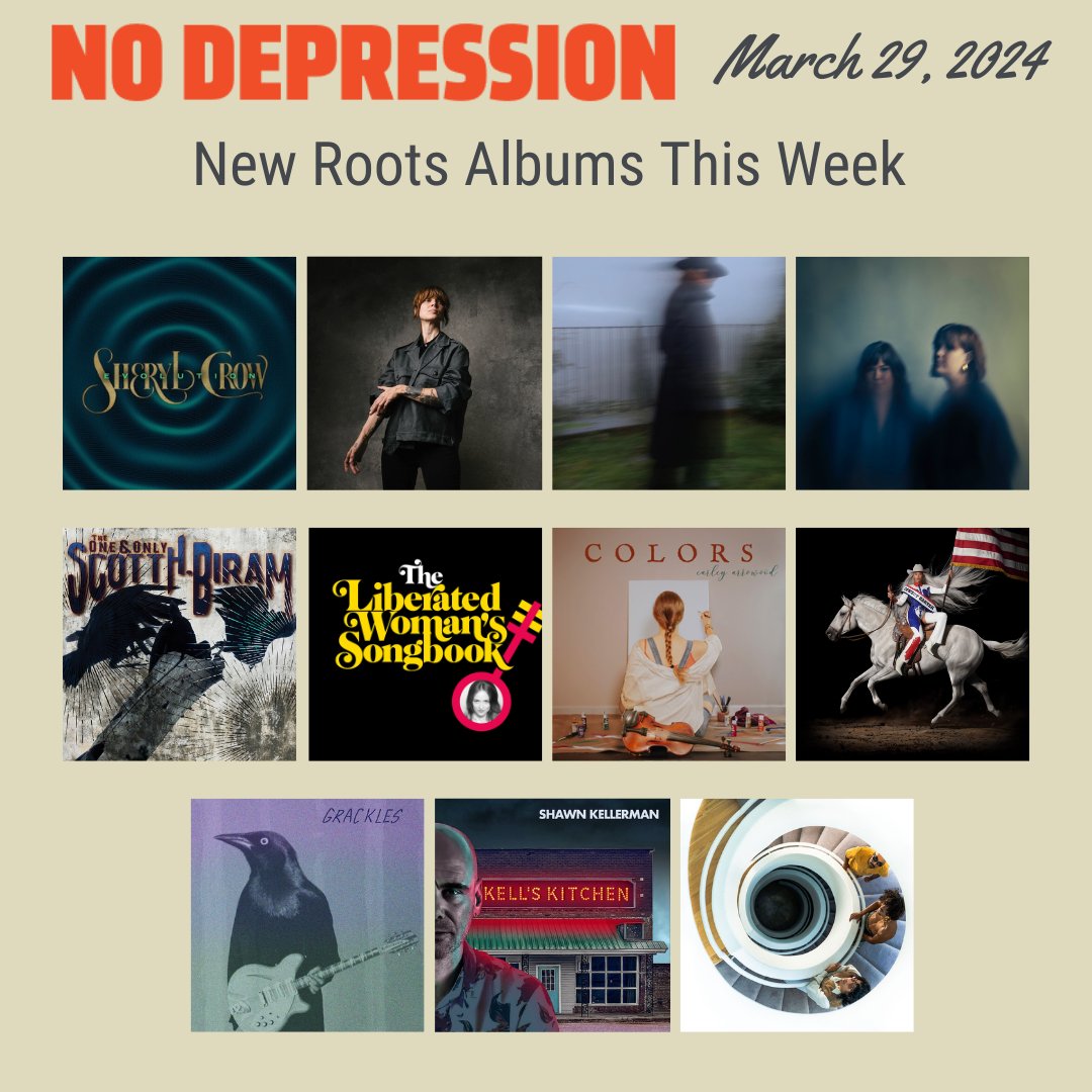 #newmusicfriday 🌸 Featuring Alejandro Escovedo, @Beyonce, @ScottHBiram, @thesecretsister, @SherylCrow, + many more! Scroll to the bottom of our homepage for a list of artists and album titles! nodepression.com