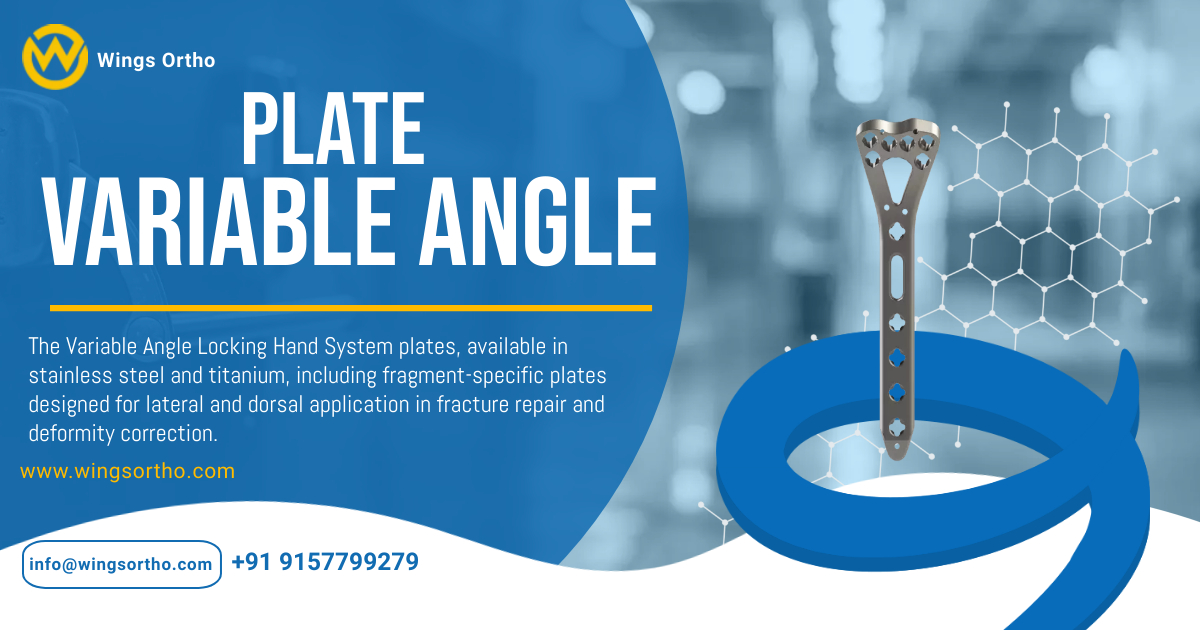 SweMan143's tweet image. Descubra futuro cirugía ortopédica #WingsOrtho avanzada #VariableAnglePlate Diseñado brindar #precisión #adaptabilidad, dispositivo médico vanguardia herramienta definitiva tratamiento #fracturas #radiodistal extraarticular Confíe nuestra experiencia obtener resultados incomparab