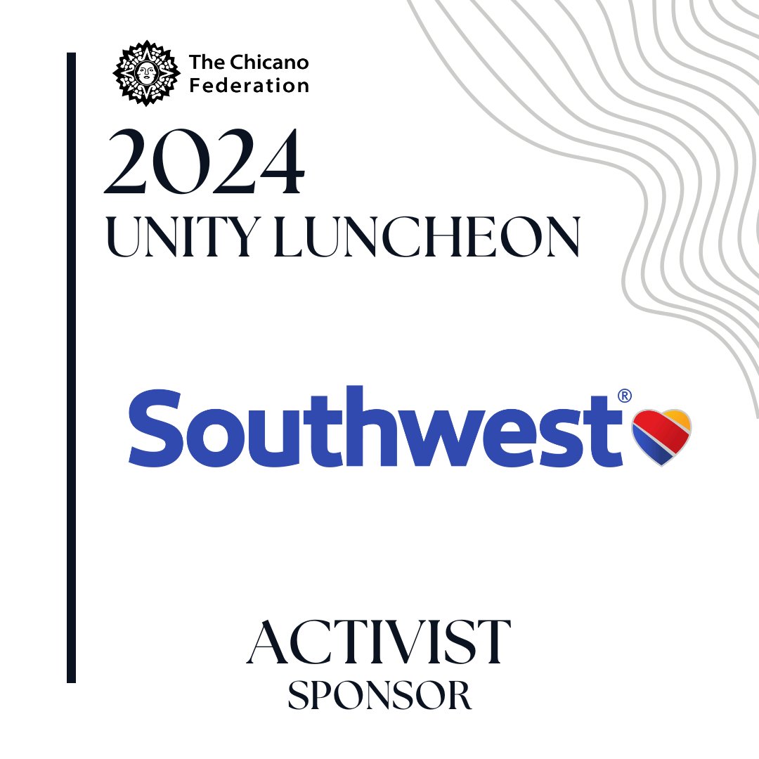 Thank you Southwest Airlines, the official airline of Chicano Federation, for your support as an Activist Sponsor in this year's Unity Luncheon! For more information, click here: chicanofederation.salsalabs.org/2024UnityLunch…