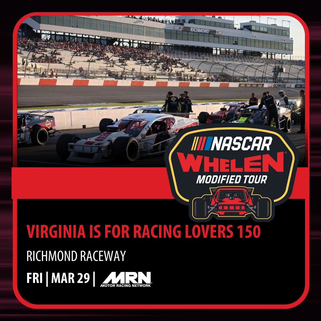 Let's go racing at @RichmondRaceway! 🏁 LIVE @ 6:30 PM ET 📻 bit.ly/2MfJ5XI 💻 bit.ly/MRNbroadcast 📱 nas.cr/2qeyRNK 🎧 @REradioz Scanner - 454.0000 🚗 @SIRIUSXM - Channel 90 #AskMRN | #NASCAR