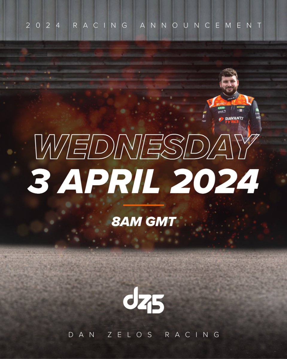 ANNOUNCEMENT 📣

WEDNESDAY 3 APRIL @ 8AM (GMT) – Facebook, Twitter, Instagram, LinkedIn and TikTok 📰

#DZ45 #danzelos45 #racingdriver #marketinginmotorsport #motorsport #racing #announcement #comingsoon #2024 #2024season #news #socialmedia