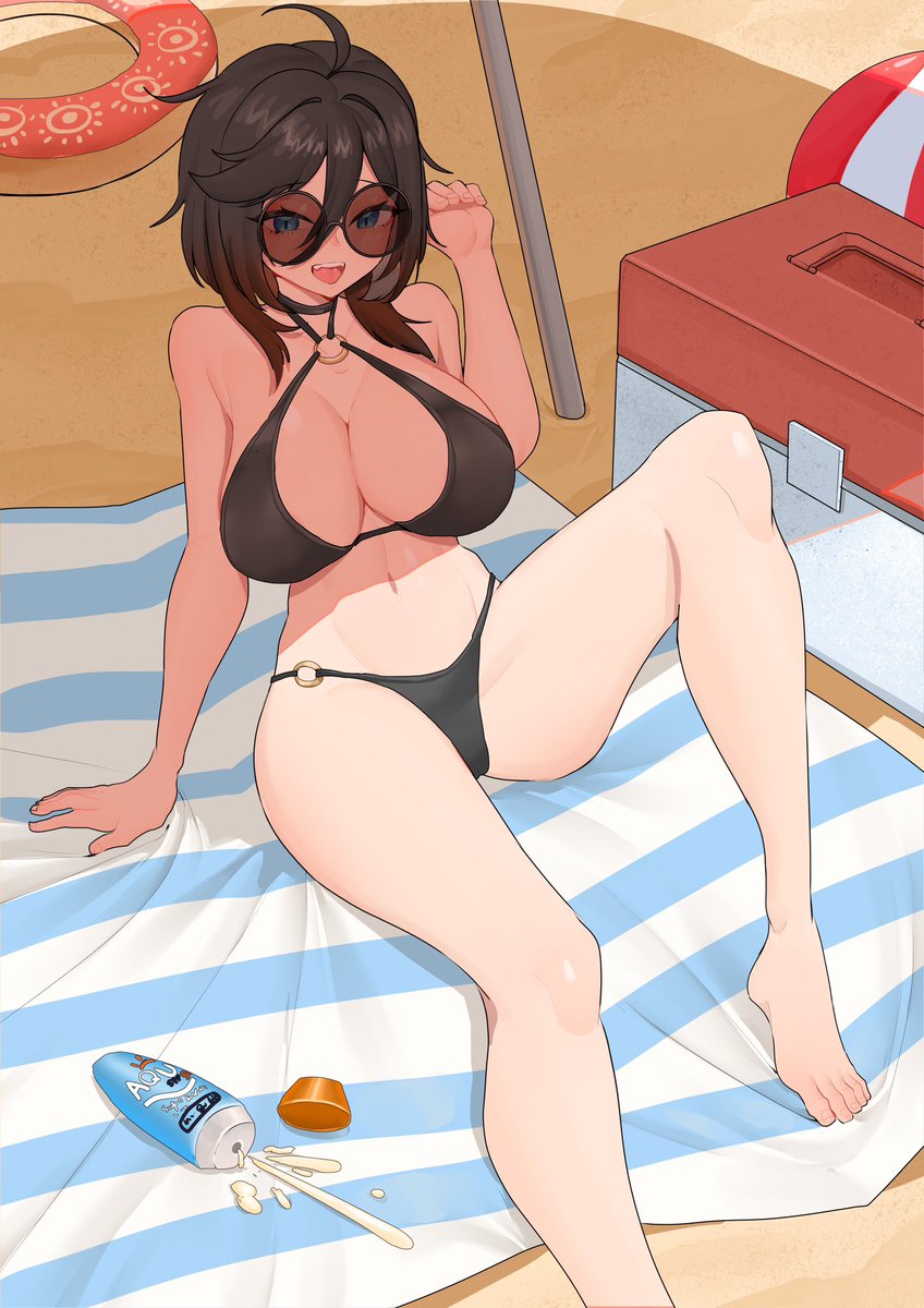 Oh partner ~ ❤️

Spring is here and things are getting hot already!  So care to have a little beach date with me partner ? ~ ❤️☀️

Moo 🐮 
🎨 @/ lewdsa96