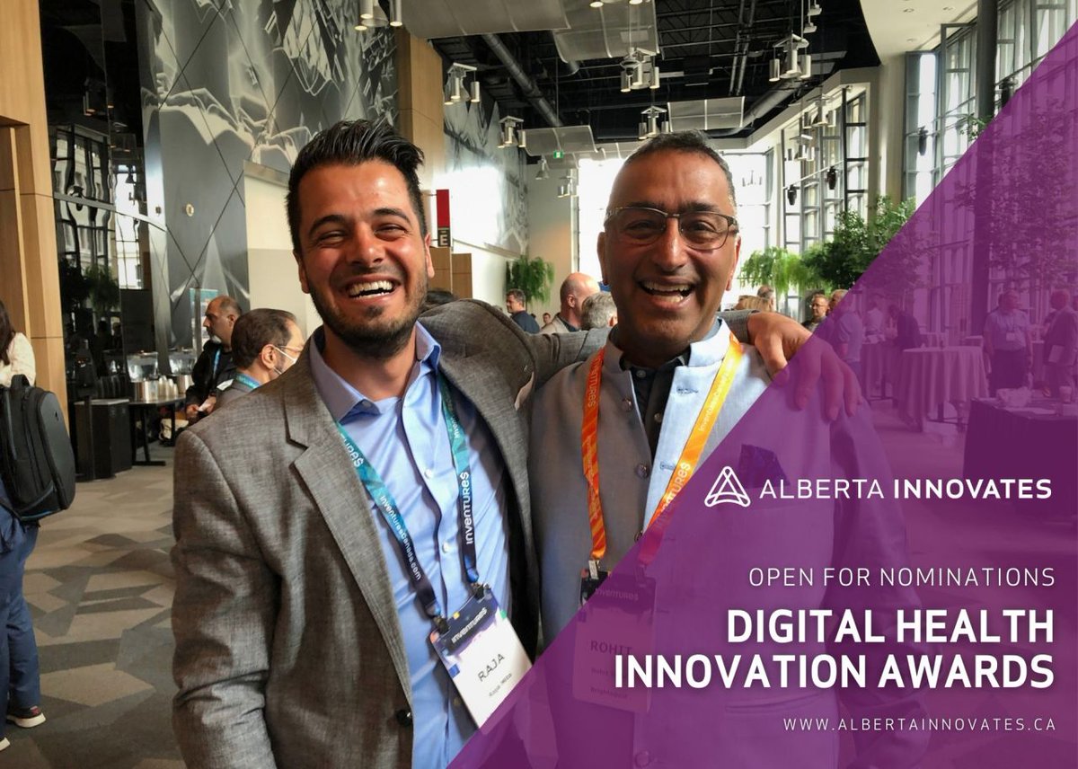 ⏰ Nominations for the #DigitalHealthInnovationAwards close in ONE WEEK 💡 The search is on for the brightest in digital health across Alberta. 💪 Let’s showcase Alberta’s strength in #digitalhealth at @INVENTUREScan 2024 in Calgary. Nominate today: bit.ly/49Rus72