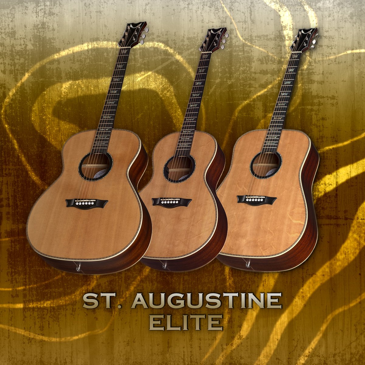 St. Augustine Elite Series = Superior Craftmanship, Superior Tone #DeanGuitars #GetYourWings #AcousticGuitar