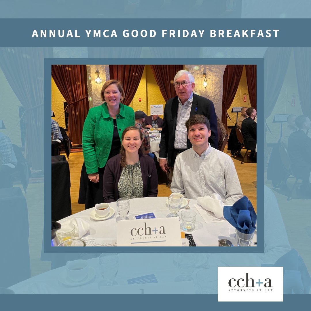 Delighted to be among the sponsors at the 55th Annual @ymcaindy Good Friday Breakfast! 🎉 At #CCHALaw, we believe in not only providing legal services but also being an active part of our community. Let's make a difference together! #sponsor #YMCA #CCHACares #support