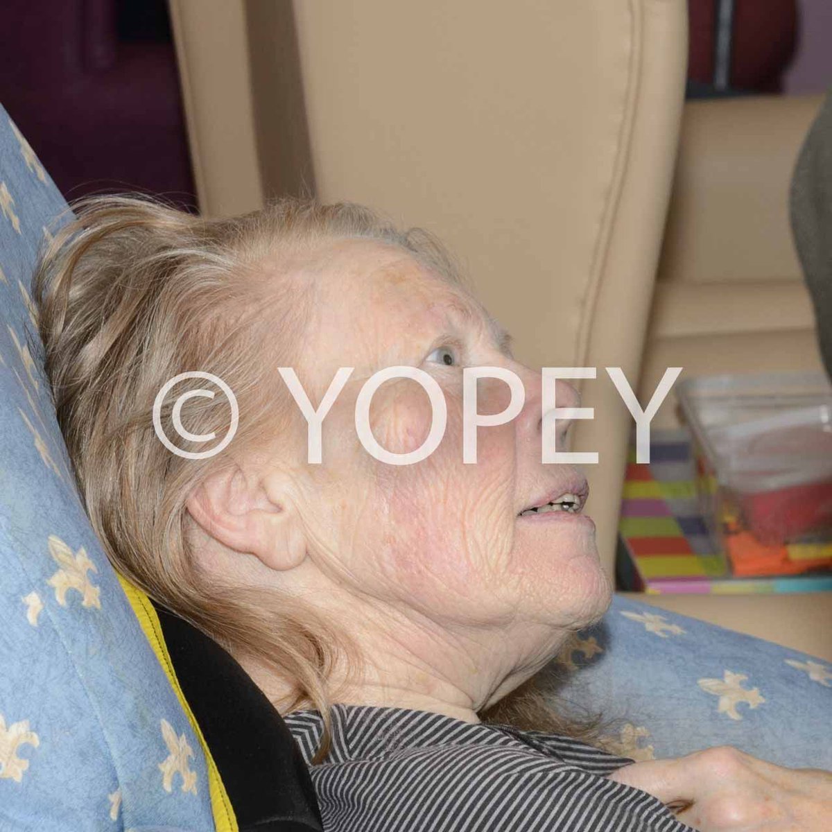 HELPING WITH MOTOR SKILLS We played with Lego as the carers said it helps with the residents' motor skills. I helped Janet with placing the Lego bricks as her hand was shaking and she was finding it difficult to click the bricks together. Photo from YOPEY's collection