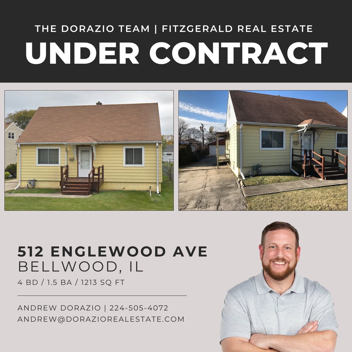 Got a great group or partners under contract on a #fixandflip / #reno project in #bellwood. Interested to watch the progression and see the final product!

#doraziorealestate #dorazioteam #fixandflip #investmentproperty #renovationproject  #houseflipping #realestateinvesting