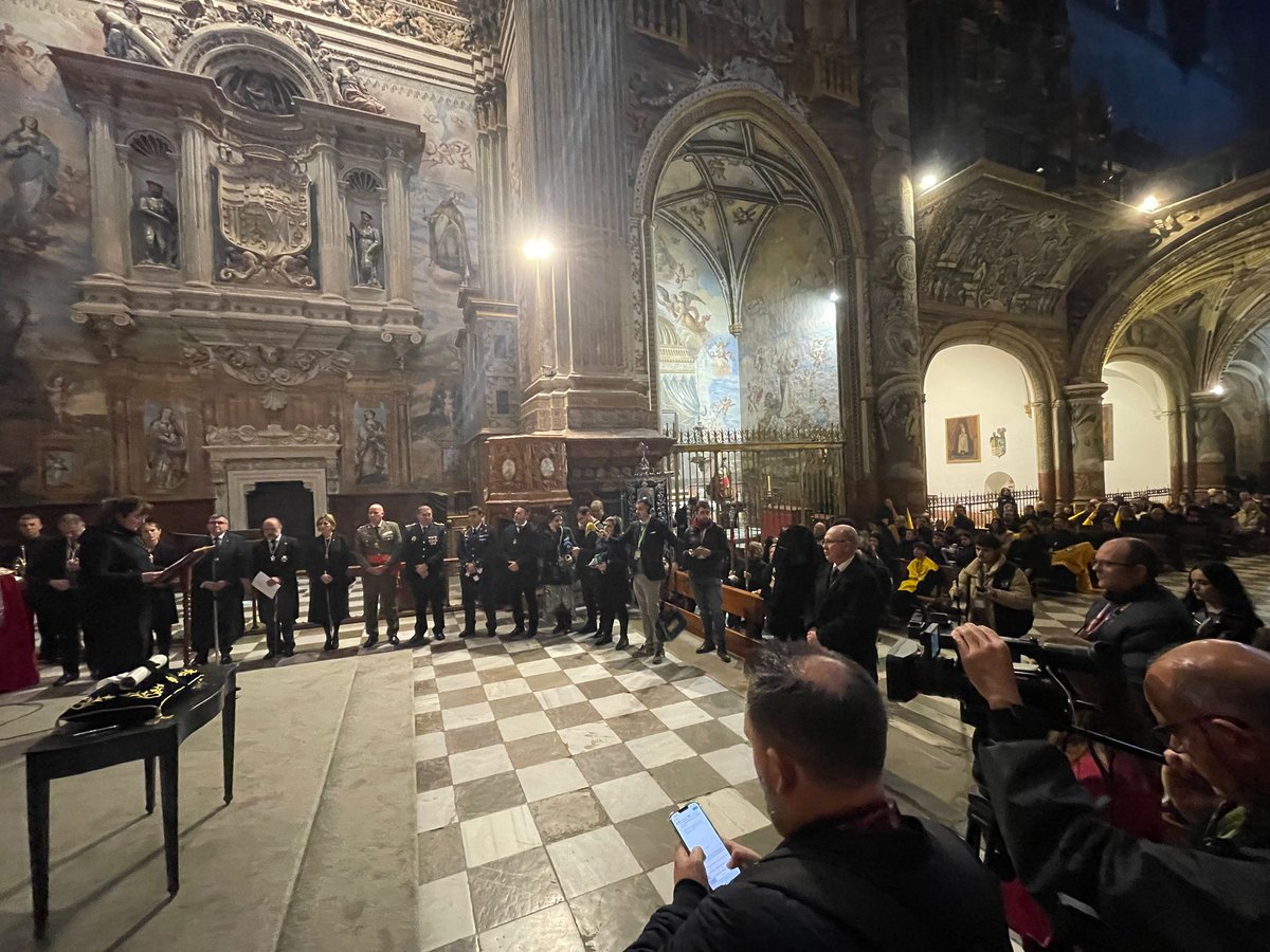 #SemanaSantaGranada la Hermandad de las Chías decide suspender su Estancion de Penitencia ante unas posibles precipitaciones a partir de las 23 horas en Granada.