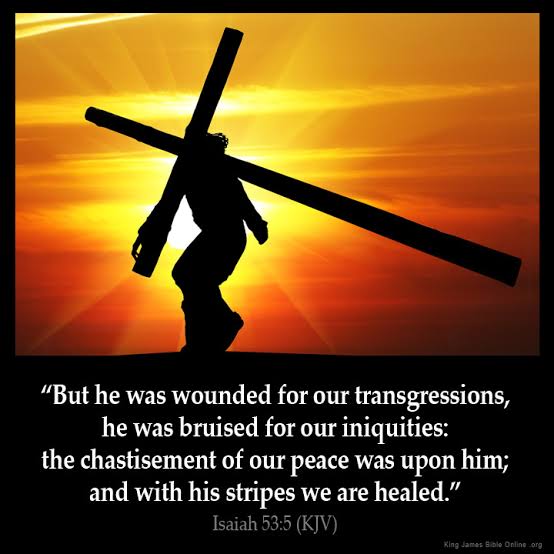 May this Good Friday bring healing to those in need of same. 

Amen ✝️