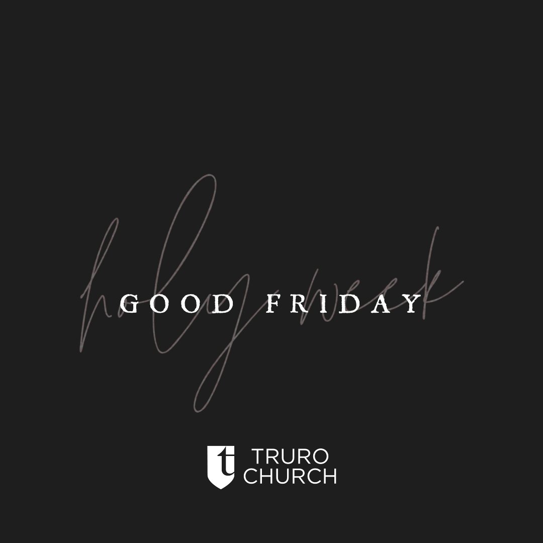 Join us tonight at 7:00 p.m. for #GoodFriday services. #ItIsFinished 

truroanglican.com/holy-week-2024/