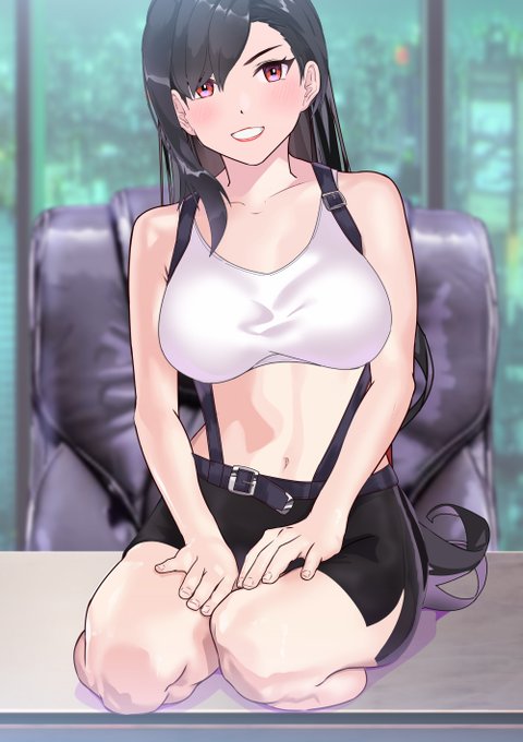 おはようございます❤(#^.^#)
貞淑なティファたん❣❣
正座でお出迎え❤ 