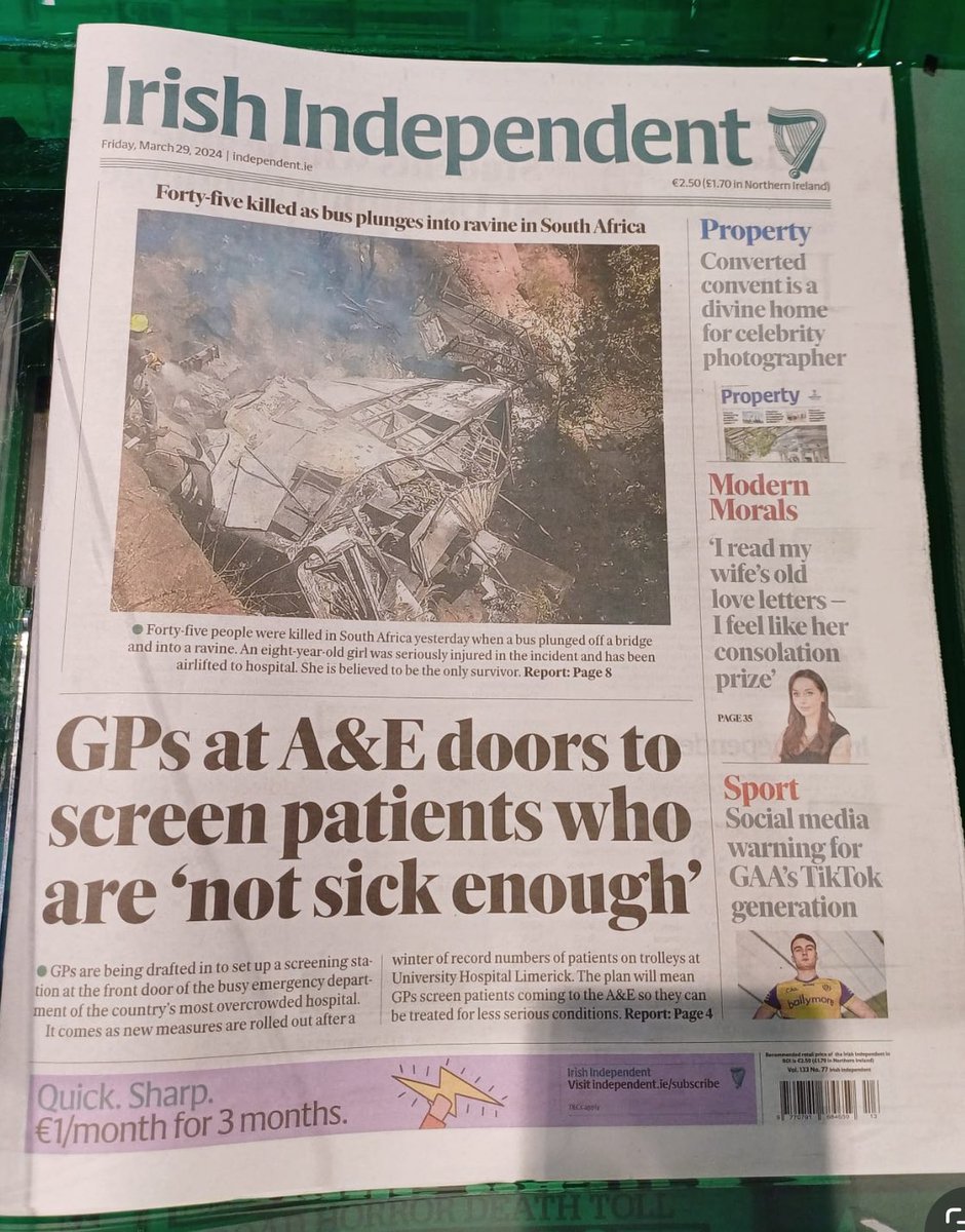 'Recruitment freeze' is still ongoing for doctors who look after A&E. Increasing the A&E staff, beds & resources might be more helpful rather than engaging GPs who are already under enormous pressure. @HSELive @irishmednews @Independent_ie