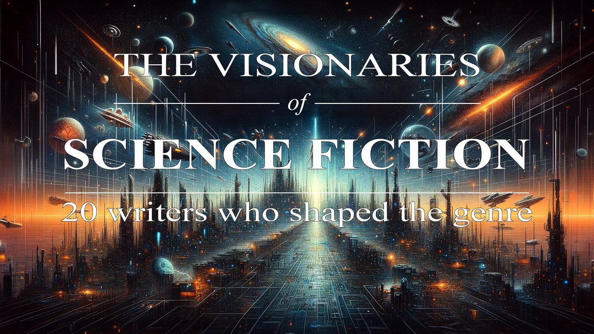 Visionaries of Science Fiction explores the history of the genre from the pioneers to contemporary authors pushing the boundaries. Our latest article showcases 20 influential science fiction writers that every fan of science fiction should explore. Link in our profile.