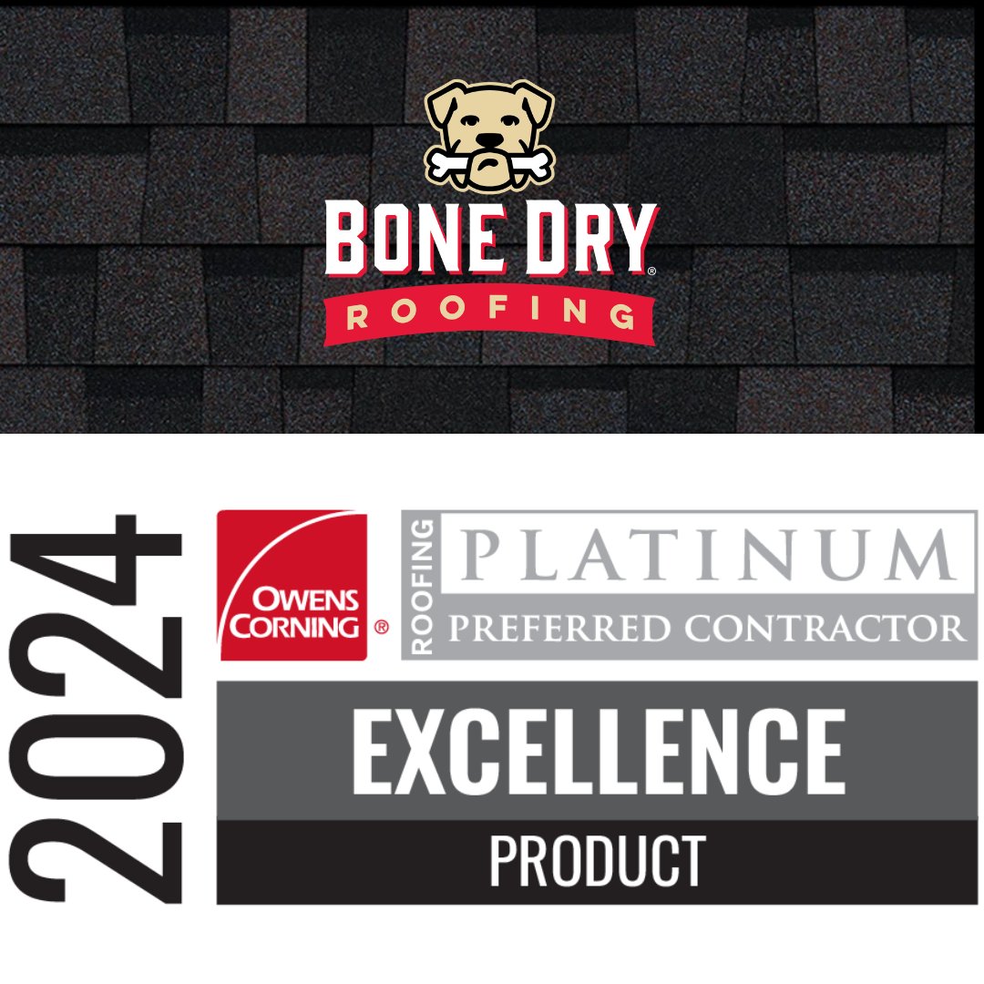 🎉 We're thrilled to share some amazing accomplishments! 🎉
We've been awarded three prestigious awards at the <a href="/OCRoofingLLC/">Owens Corning Roofing</a> Conference on March 18th! 🏆
We're so proud of our team's hard work!
#BoneDry #BoneDryRoofing #OwensCorning #PlatinumPreferredContractor #MVPAward