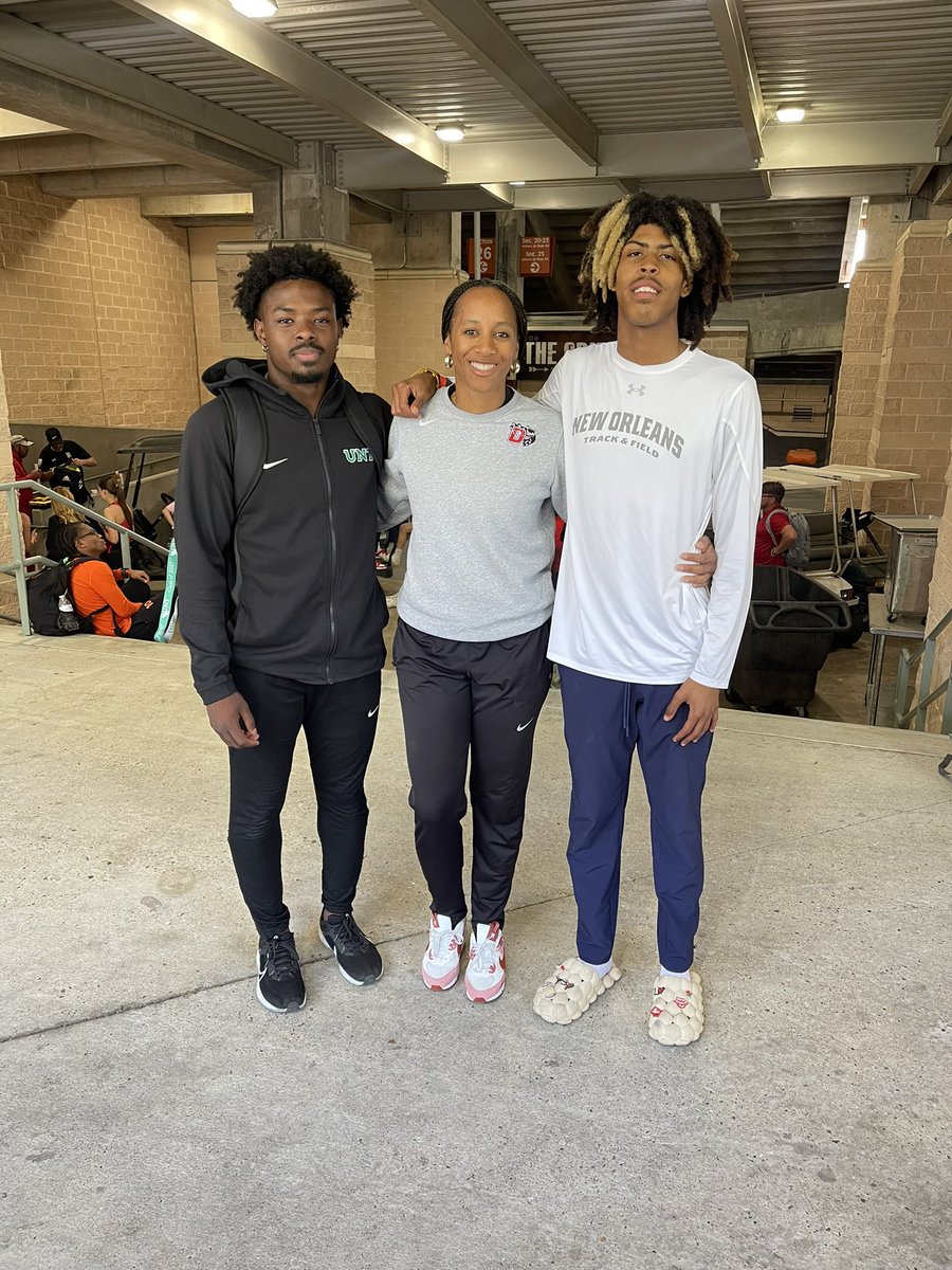 Always a pleasure seeing my former athletes at Texas Relays!