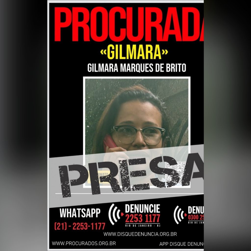 BanguNewsofc's tweet photo. ♦️🚨Foragida da Justiça do Ceará por tráfico de drogas é presa no Leblon

Contra Gilmara Marques de Brito, de 34 anos, haviam dois mandados em aberto; a mulher foi levada para a Superintendência Regional da Polícia Federal e, posteriormente, à uma unidade prisional https://t.co/pxoDk6xOdP