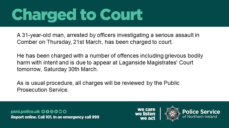 A 31-year-old man has been charged to appear at court tomorrow, Saturday 30th March.