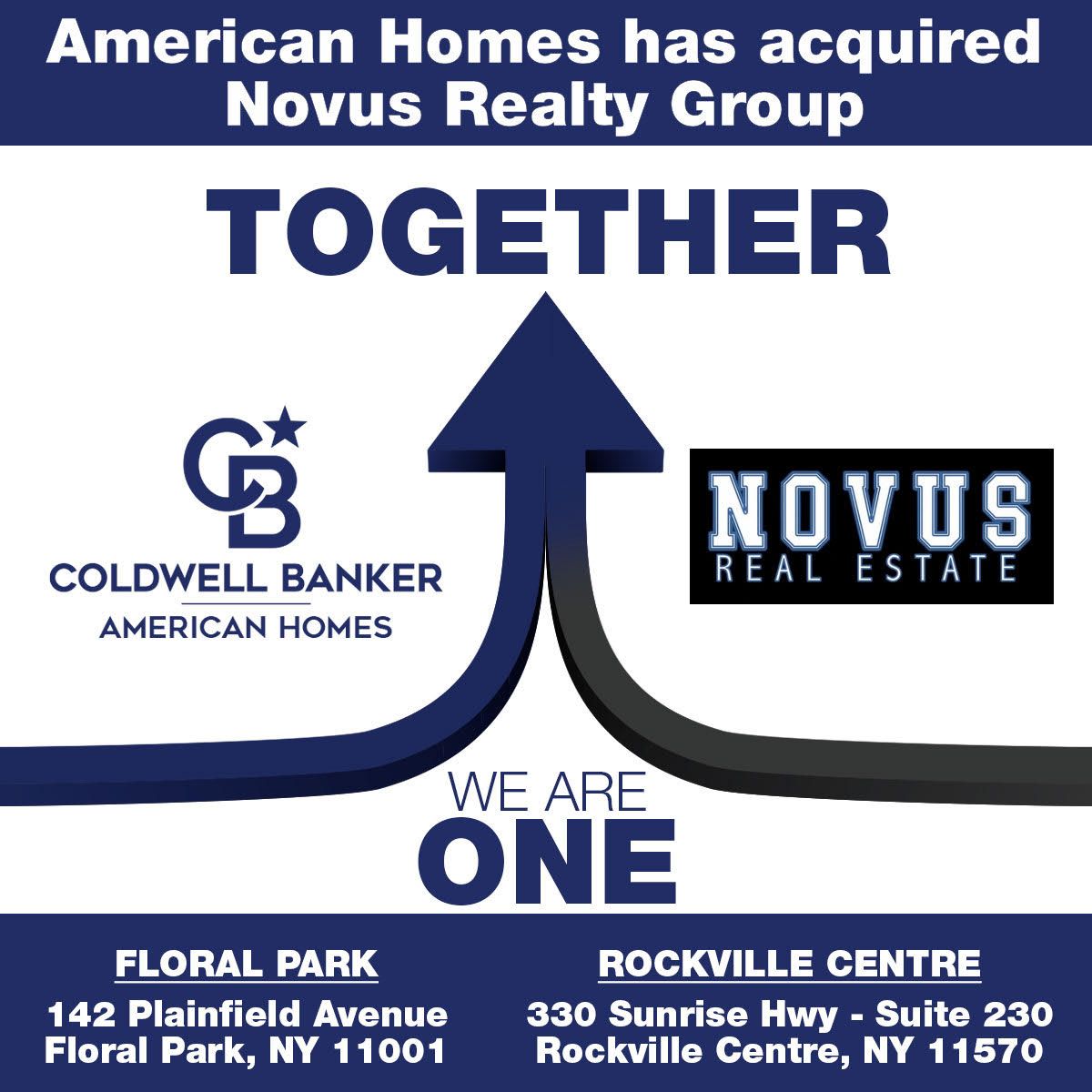 Coldwell Banker American Homes warmly welcomes the Novus Realty Group Team to our growing family! A heartfelt welcome to our new team members! Here’s to a future filled with shared successes and strengthened communities. #cbamhomes  #FloralPark #RockvilleCentre