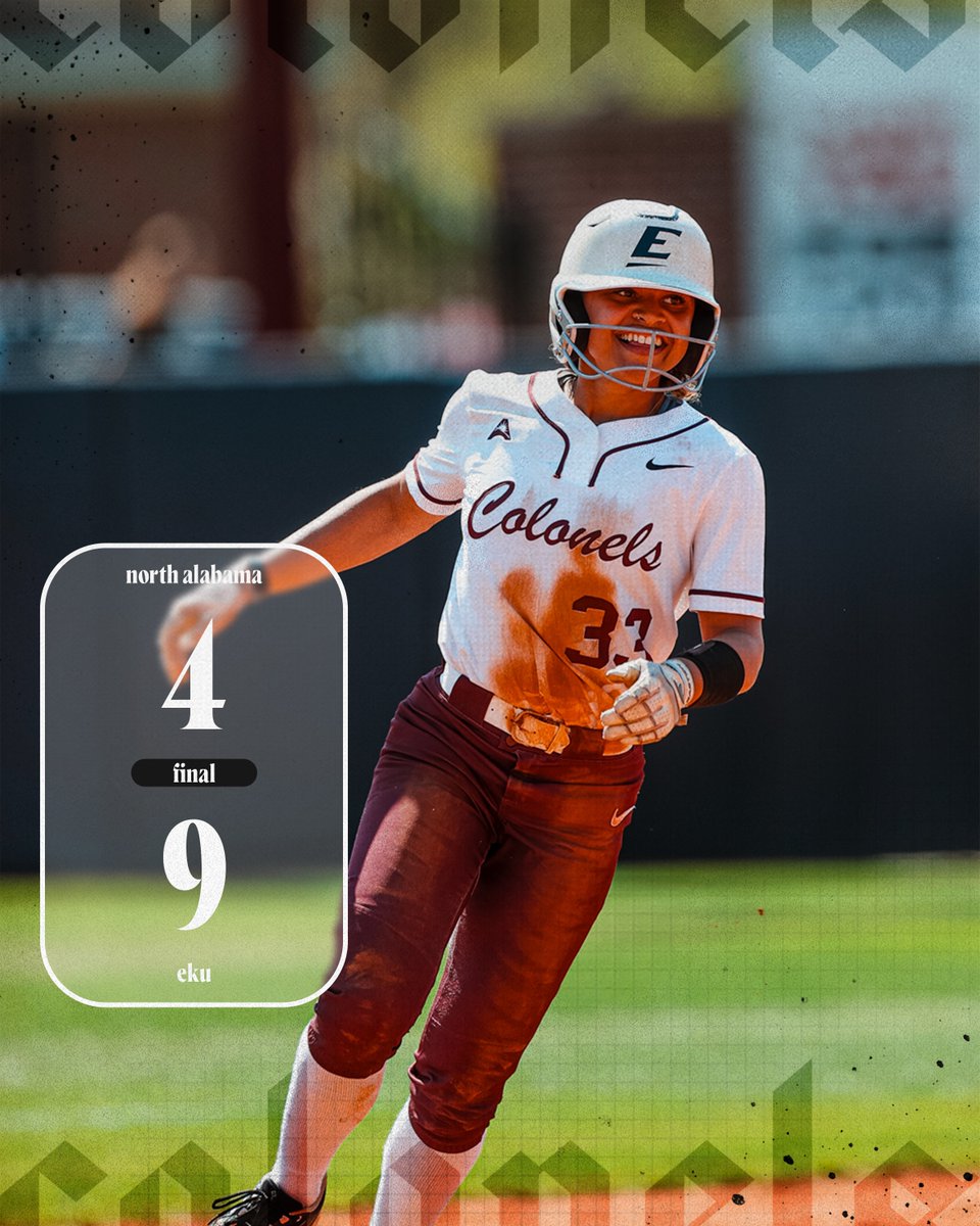 EKU_Softball's tweet photo. COLONELS WIN!!! 🤠 https://t.co/WTnWcvRUuk