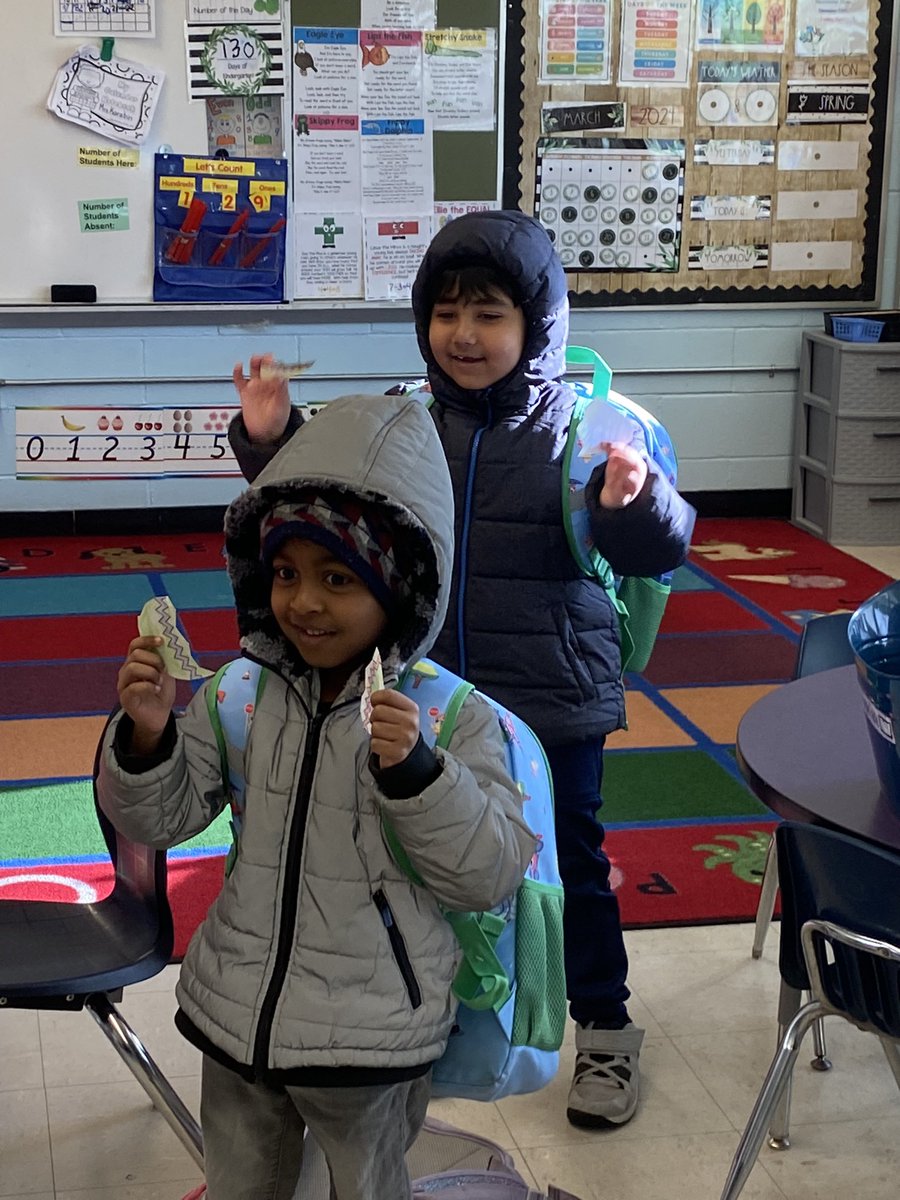 We’ve been sitting so nicely on our eggs, keeping them safe and warm, and they finally hatched today! 🐣