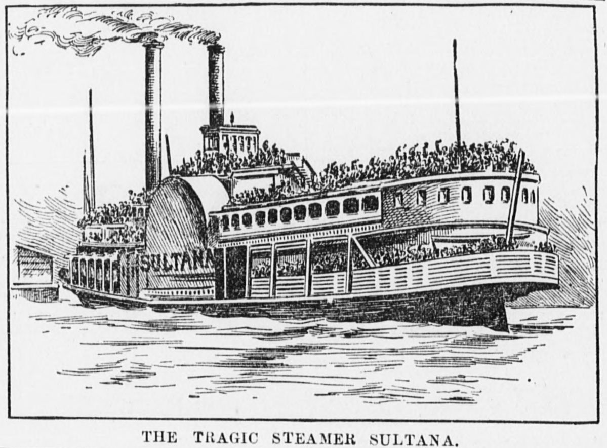#OTD in 1865, the deadliest maritime disaster in American history occurs on the Mississippi near Memphis. The steamboat Sultana, loaded with paroled Federals heading home from Southern POW camps explodes and sinks. More than 1,200 people are burned or drowned to death. #CivilWar