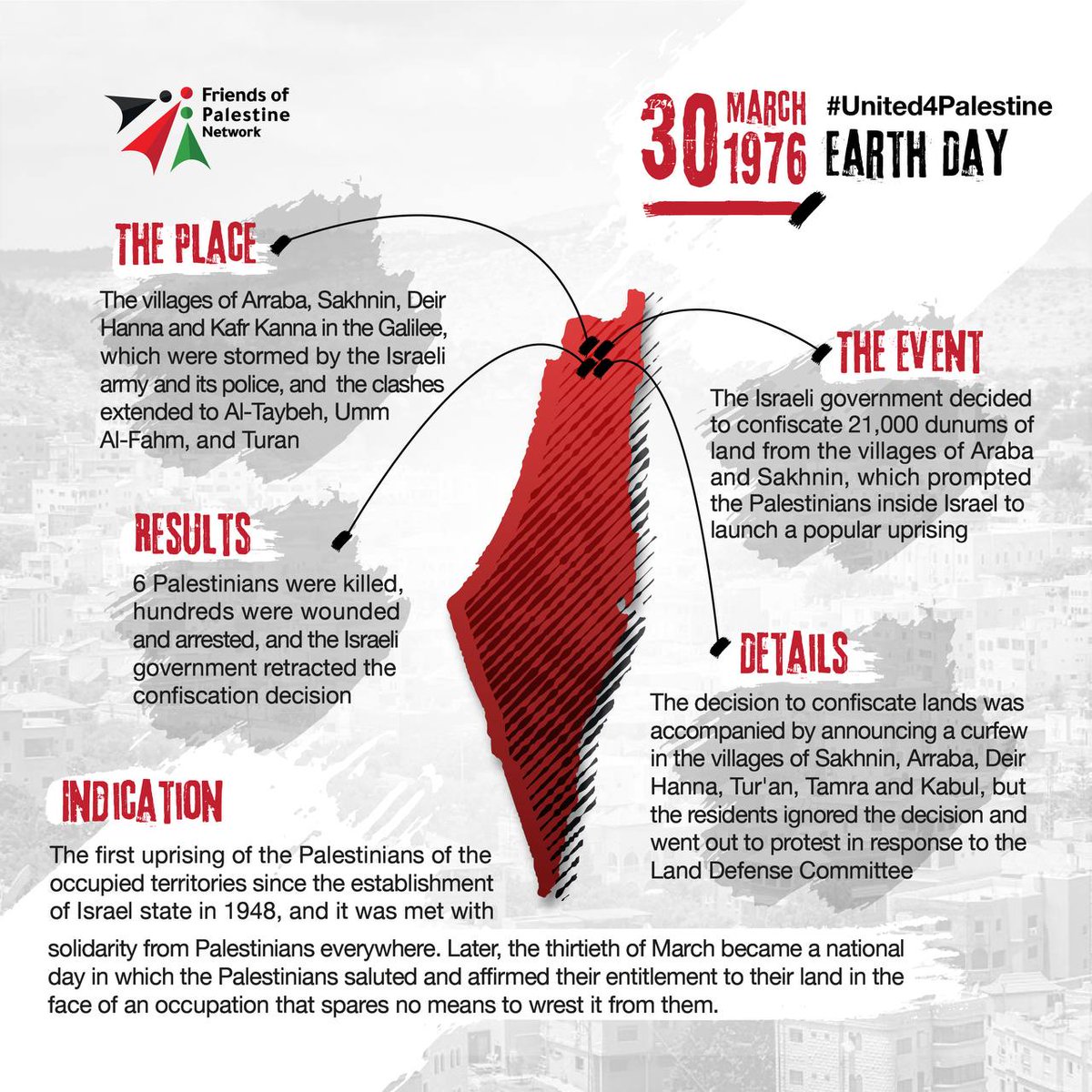 #infographic | All you need to know about Palestinian 'Land Day'
#United4Palestine