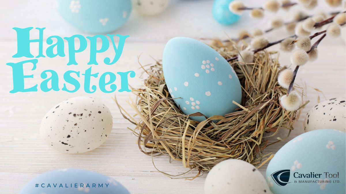 CavalierTool's tweet image. Happy Easter - from Team Cavalier! 

  #Manufacturing #Moldmakers #cavalierarmy