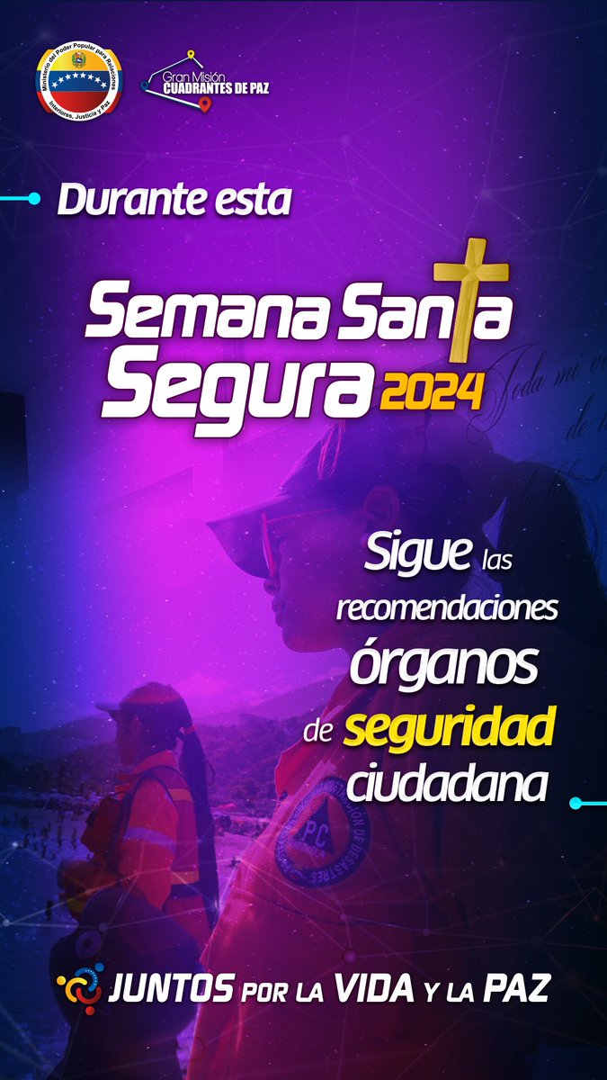 DGNBEnLinea's tweet photo. #29Mar Sigue nuestras recomendaciones para disfrutar de una #SemanaSantaFelizYSegura2024.

¡La seguridad es tarea de todos!

#SemanaDePaz 
#PorElBienestarDelPueblo https://t.co/NpXKJzQOxq