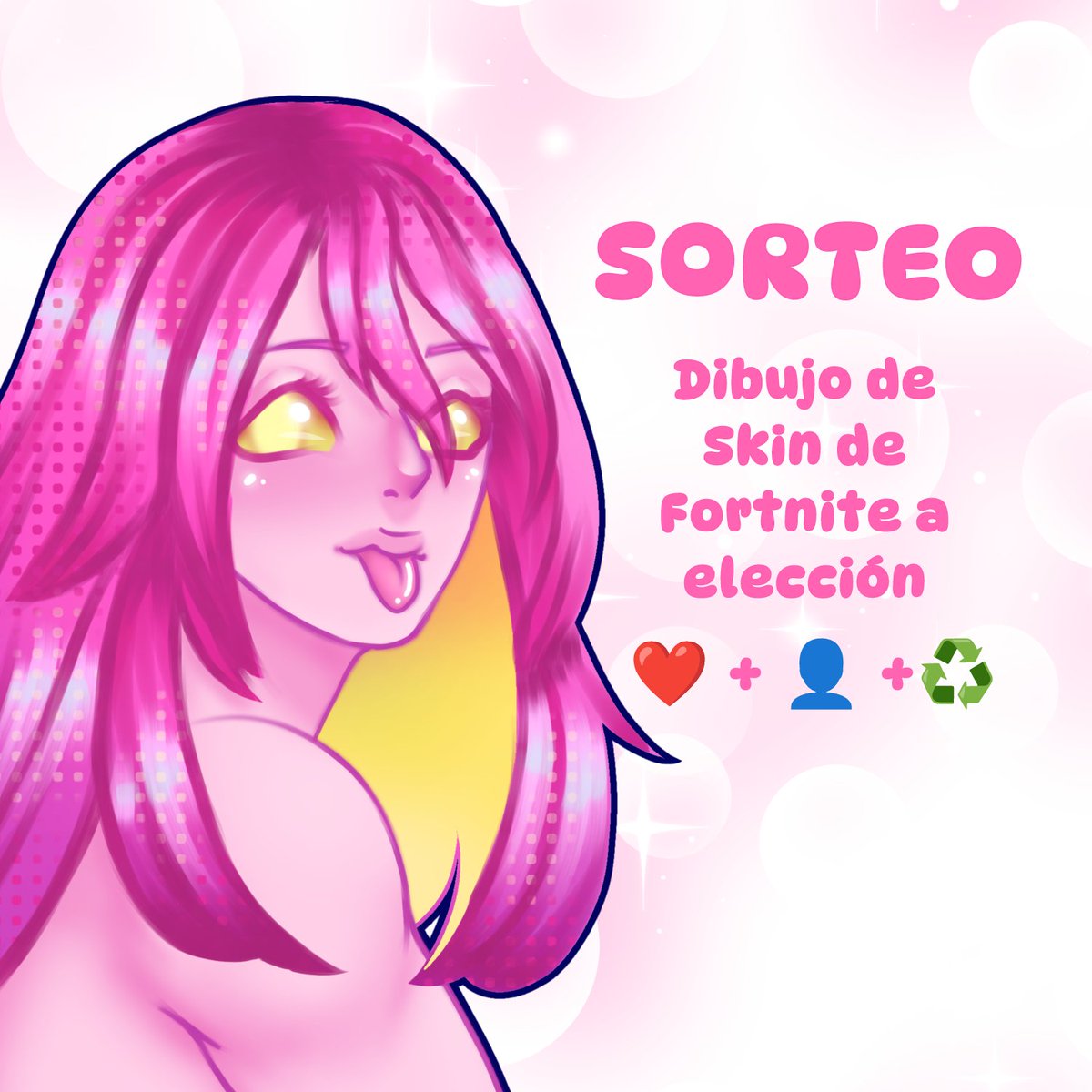 PerlaDreams's tweet photo. Sorteo de un dibujo de Skin de Fortnite a elección para celebrar los 1000 seguidores 🥳

Requisitos:
❤️Like
♻️RT
👤Seguirme

El sorteo acaba el 2 de abril, mucha suerte a todos  ^^ 🫶 https://t.co/xXQnGMgBWm
