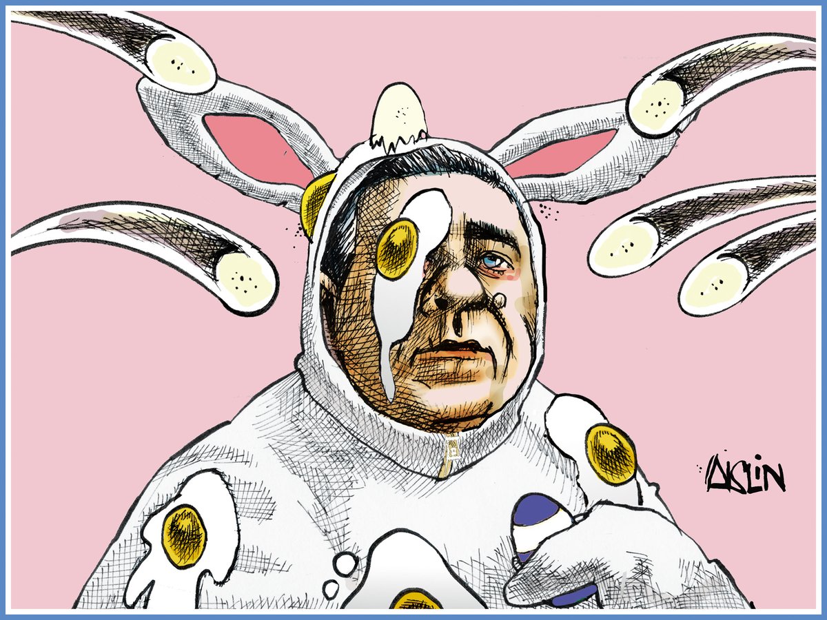 Despite it all, have a Happy Easter holiday. Gazette Saturday cartoon...