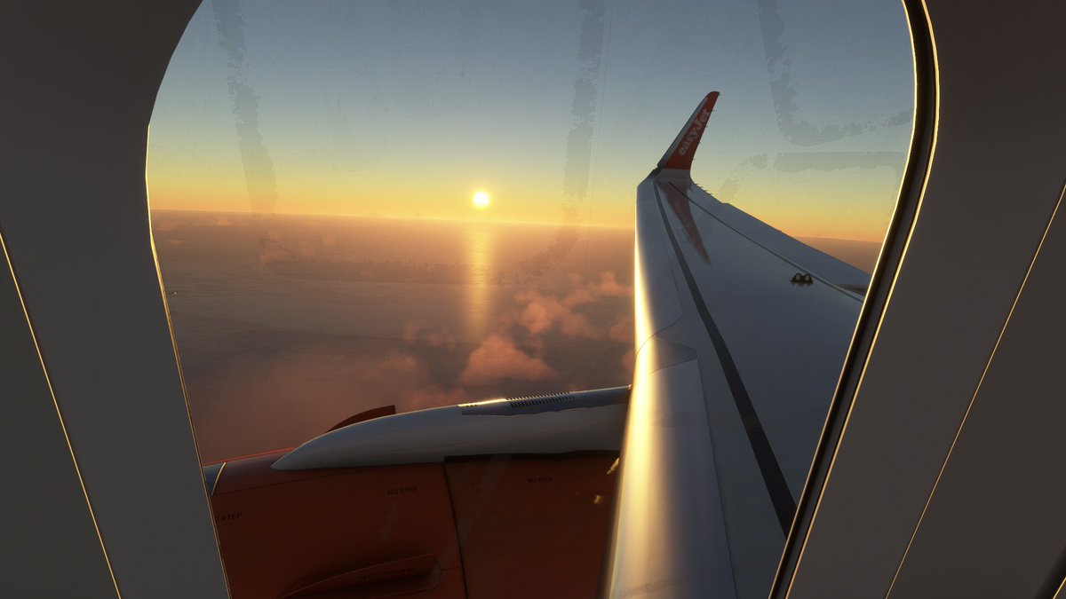 My landings are still a bit iffy… much more practice needed. I felt like I got it down to a T but clearly not #msfs #easyjet #virtualpilot