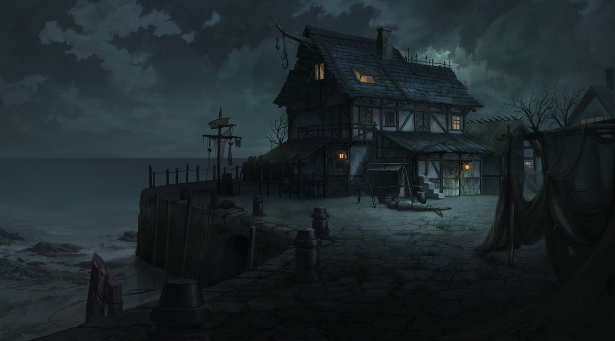 a tavern #digitalart #digitalpainting #environmentart